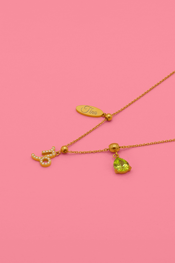 carisma Star Sign Toggle Charm Necklace Gift Set