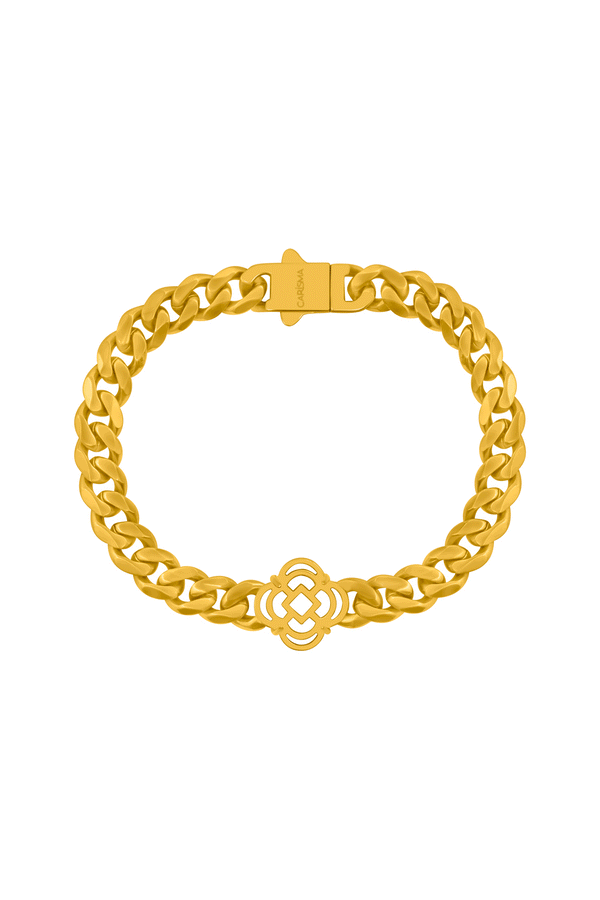 carisma Stone Station Curb Chain Bracelet