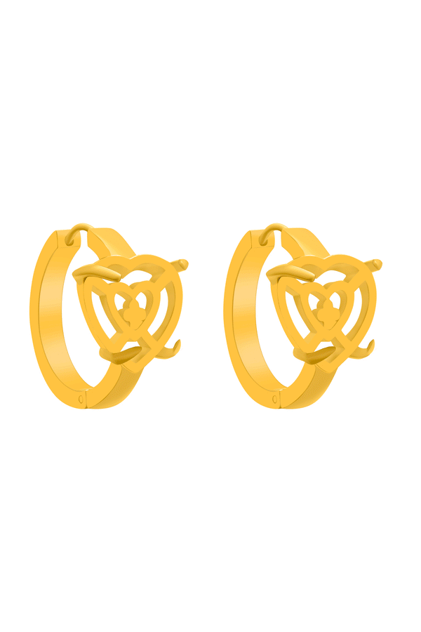 carisma Stone Station Qalbi Hoop Earring Set