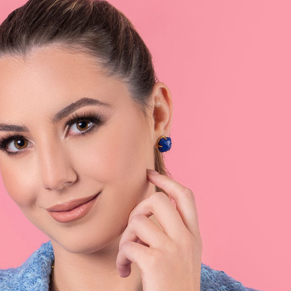 Carisma Stone Station Stud Earring Set