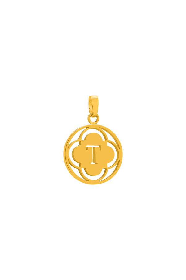 carisma "T" Carisma Logo Letter Pendant
