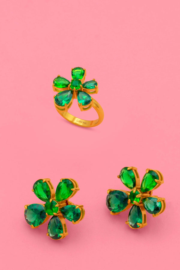 carisma Tengħud Stud Earrings & Ring Gift Set