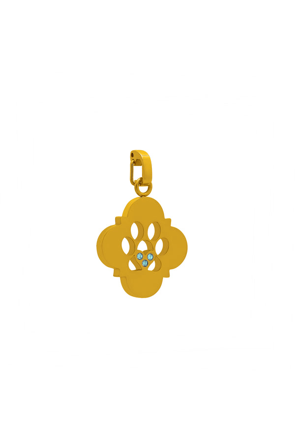 carisma The Blue Paw Print Carisma Pendant