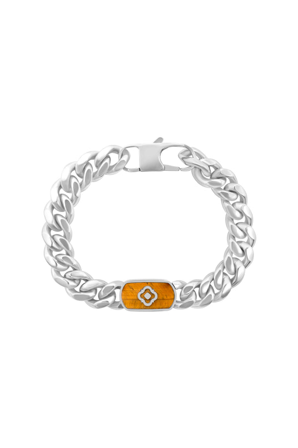 carisma Tiger's Eye Curb Chain Bracelet