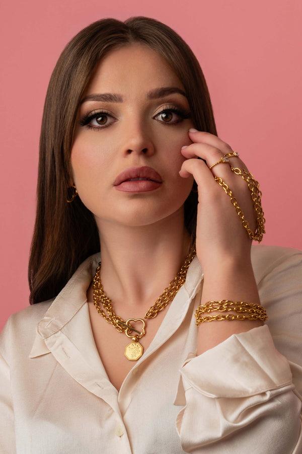 Carisma Carisma Triple Chain Bracelet & Necklace Gift Set