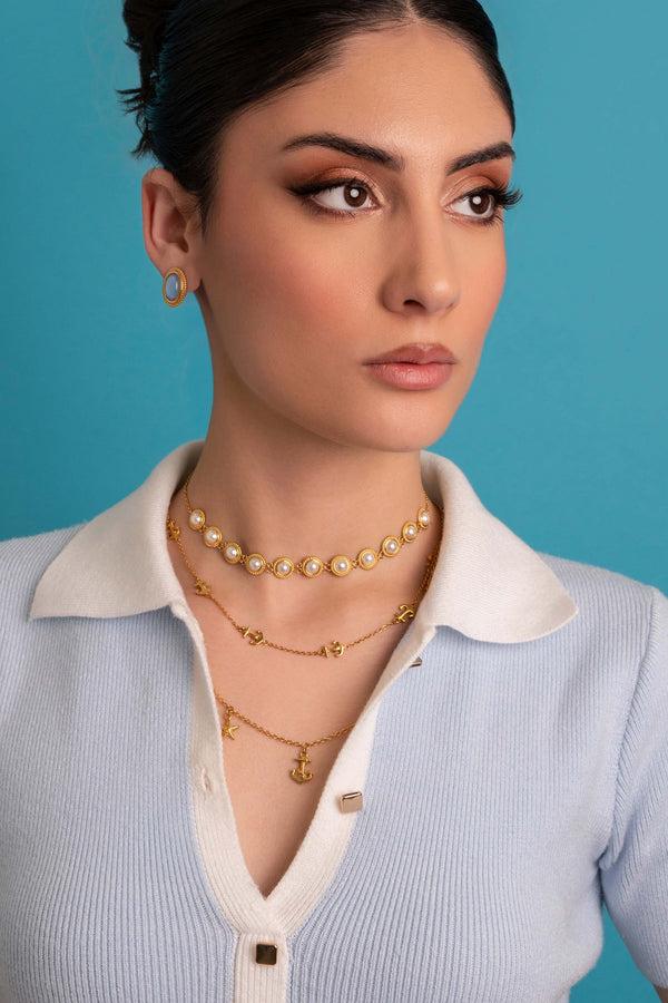 Carisma Tropez Glow Statement Stud Earring Set