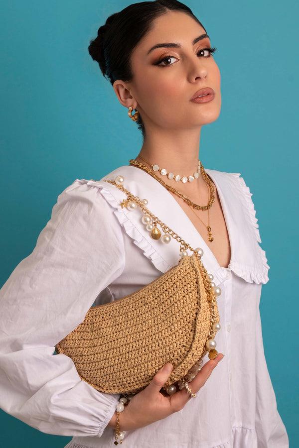 Carisma Tropez Raffia Charmée Bag