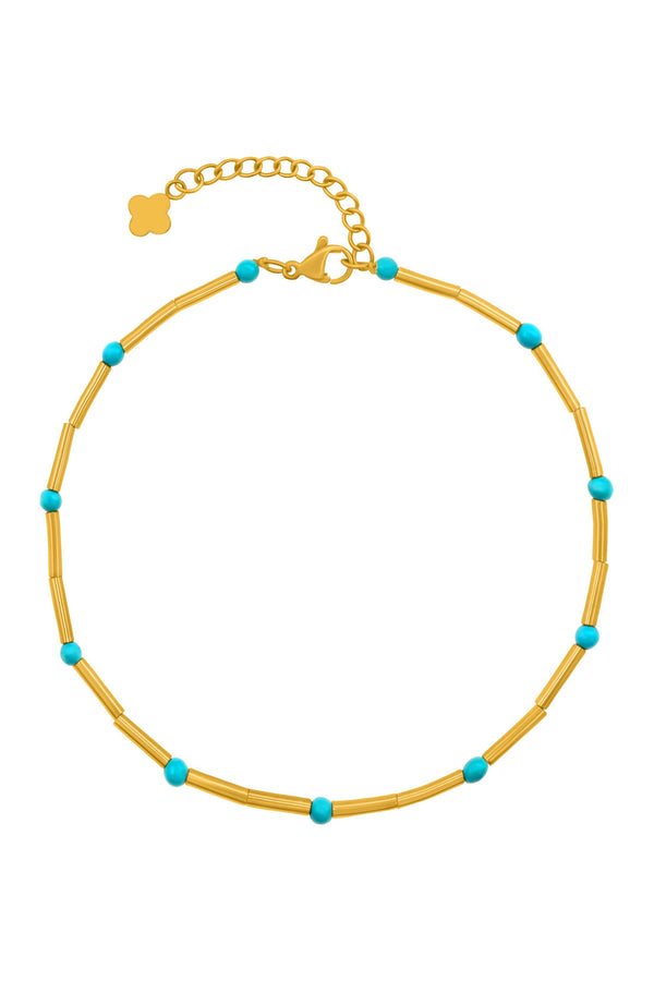 carisma Turquoise Beaded Anklet