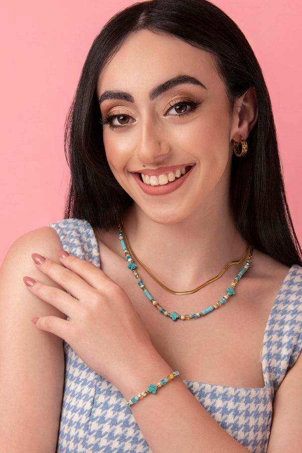 Carisma Turquoise Howlite Necklace