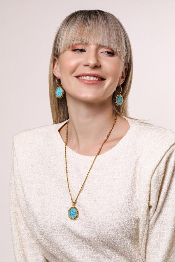 Carisma Turquoise Stone Pendant