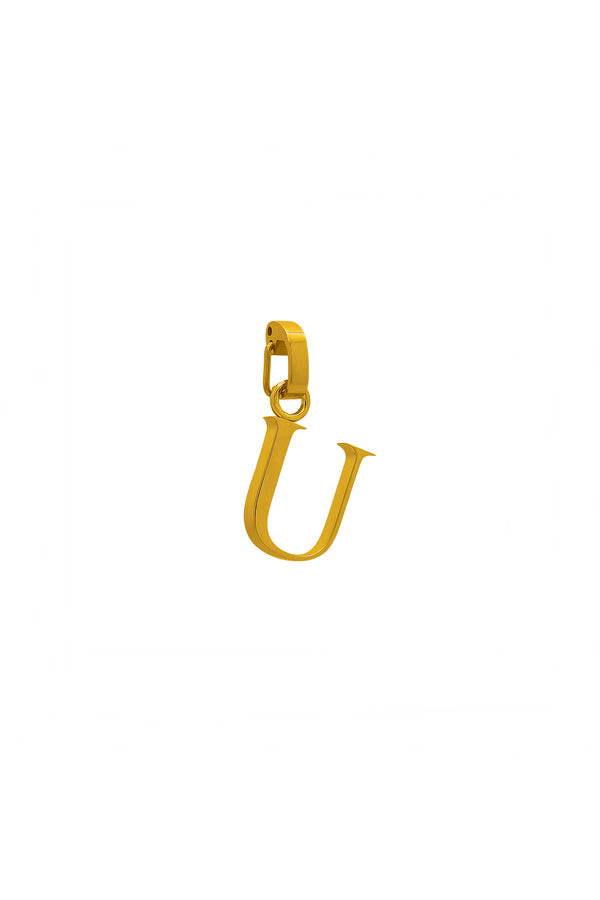 carisma "U" Carisma Letter Pendant