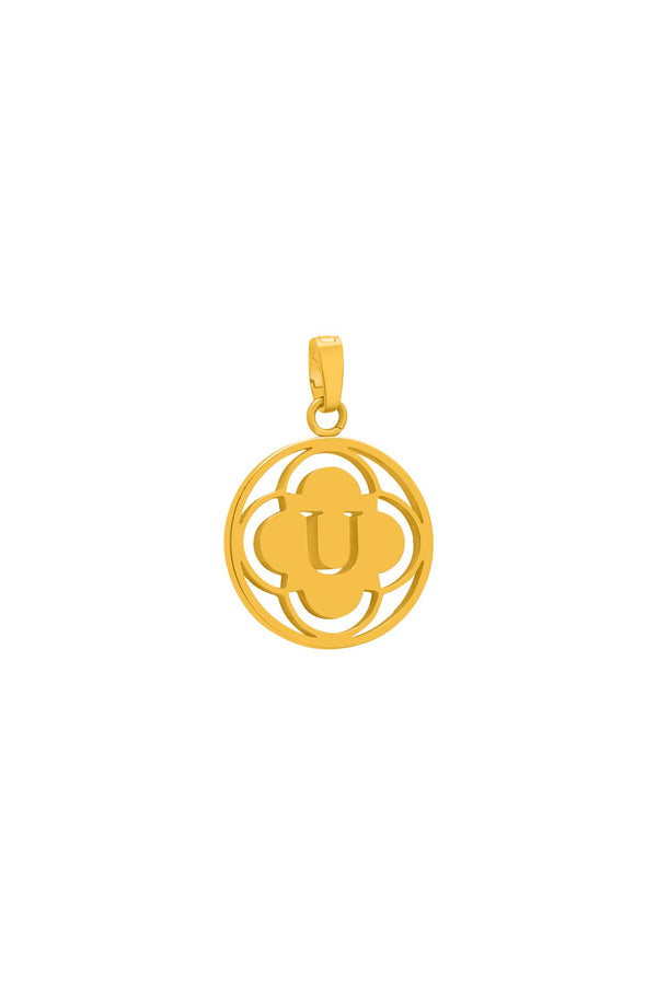 carisma "U" Carisma Logo Letter Pendant
