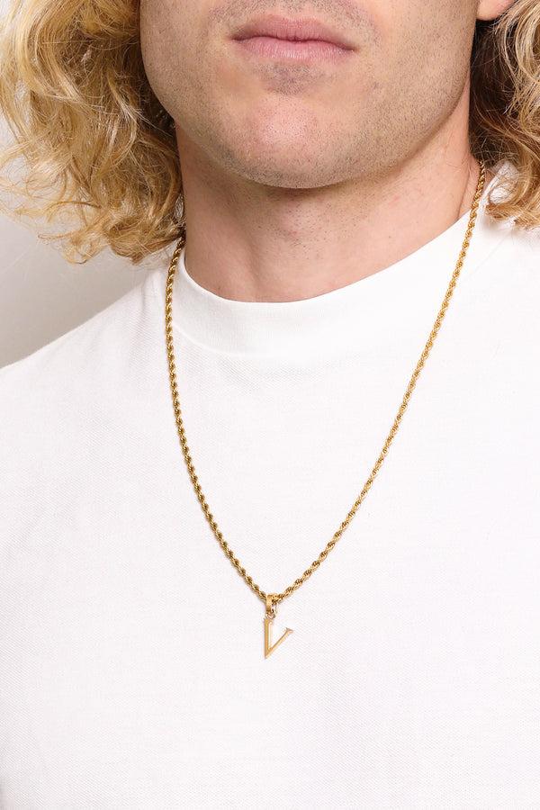 Carisma "V" Carisma Letter Pendant