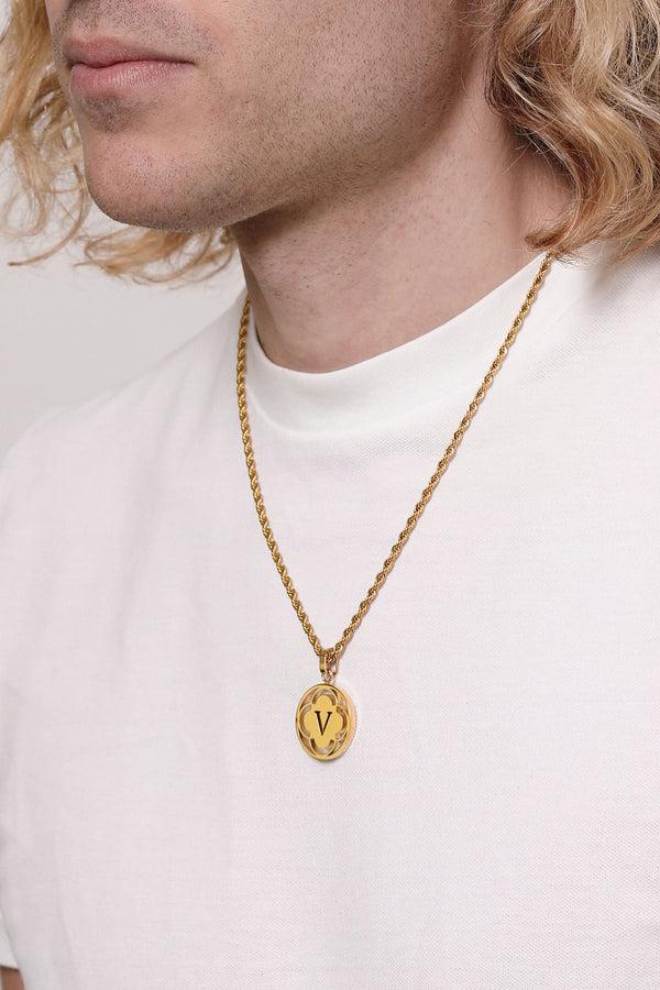 Carisma "V" Carisma Logo Letter Pendant