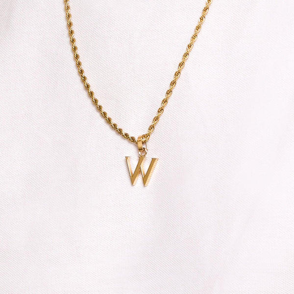Carisma "W" Carisma Letter Pendant