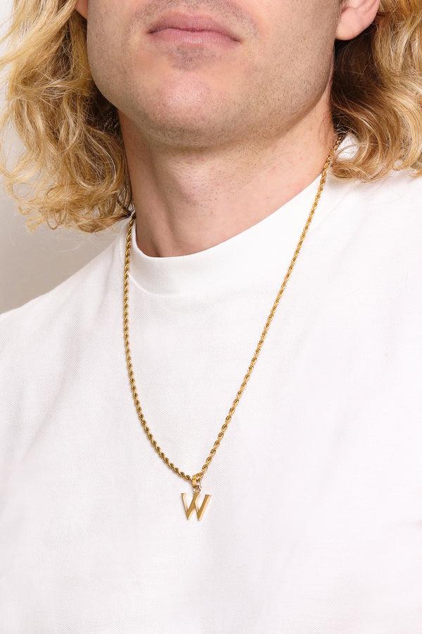 Carisma "W" Carisma Letter Pendant
