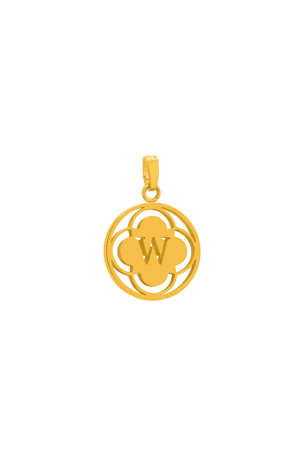 carisma "W" Carisma Logo Letter Pendant
