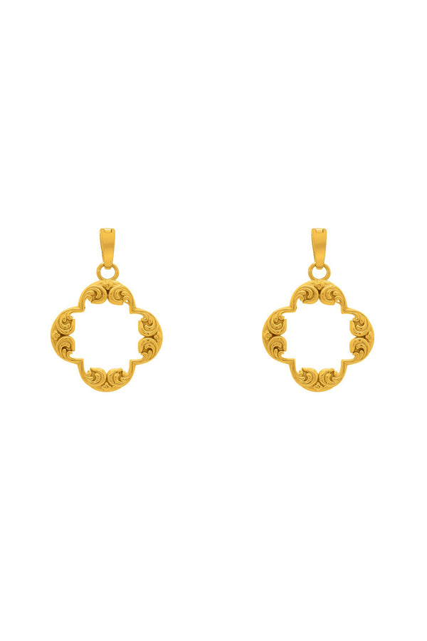 carisma Wave Pendant Earring Set