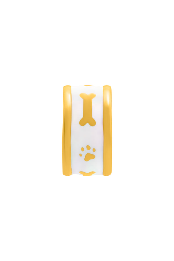 Carisma White Enamel Engravable Pet Ring Pendant