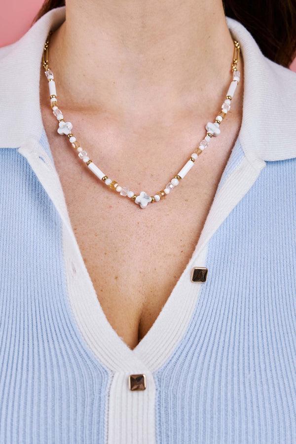 Carisma White Howlite Necklace