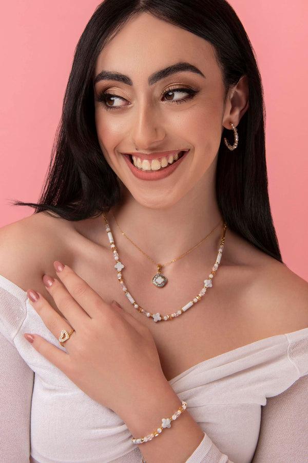 Carisma White Howlite Necklace