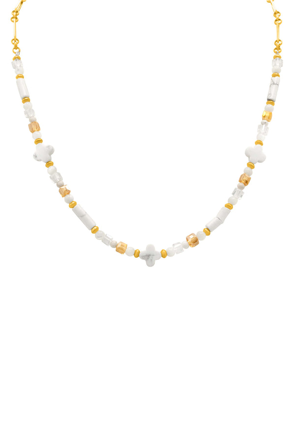 carisma White Howlite Necklace