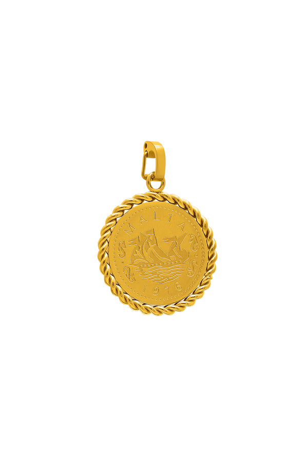 carisma Xini Rope Coin Pendant