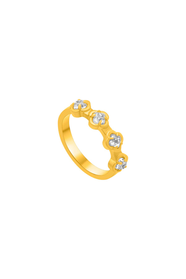 carisma Zirconia Studded Ring