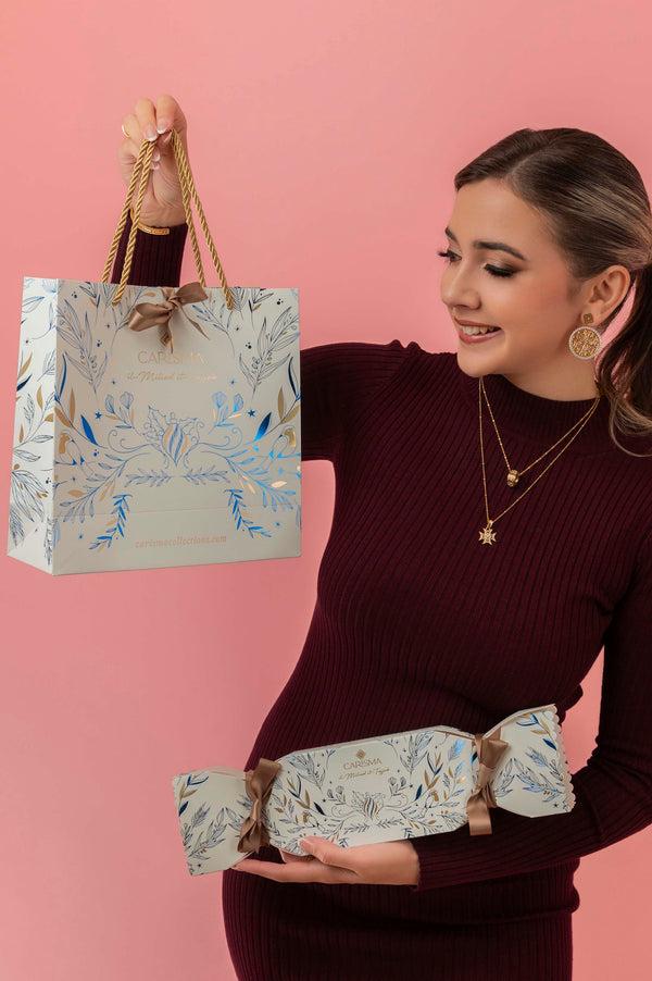 Carisma Dazzling Maltese Cross Statement Earring Set