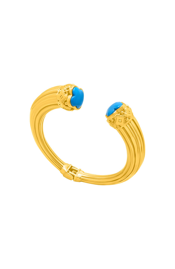 Carisma Donatella's Turquoise Statement Bangle & Ring Gift Set