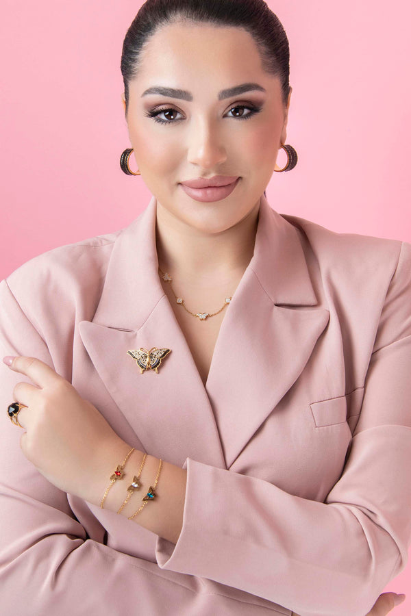 Carisma Farfett Tal-Fejġel April Birthstone Bracelet