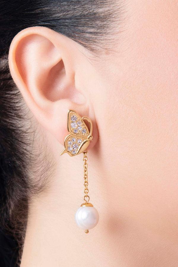 Carisma Farfett Tal-Fejġel Perla Drop Stud Earring Set