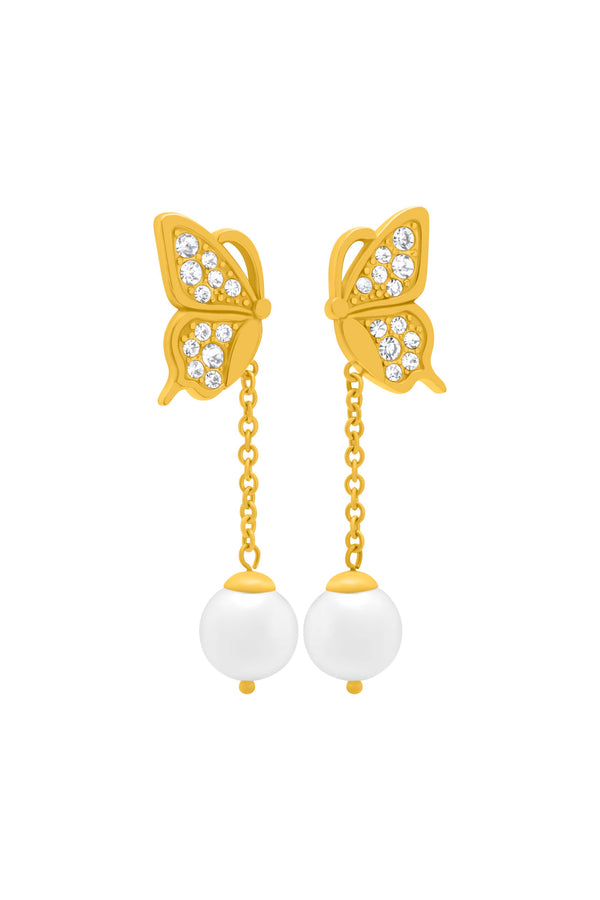 carisma Farfett tal-Fejġel Perla Drop Stud Earring Set