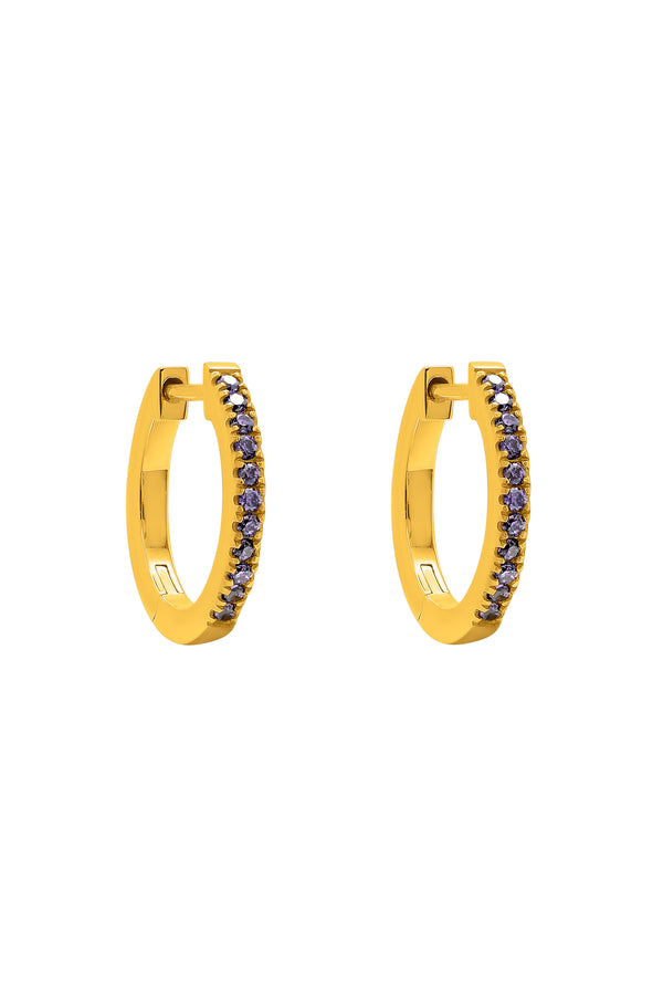 carisma February Carisma Birthstone Hoop Earring Set