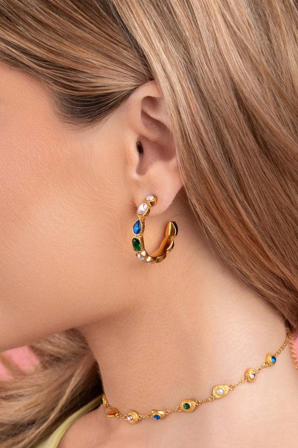 Carisma Fortress Hoop Earring Set & Citadel Whisper Choker Gift Set