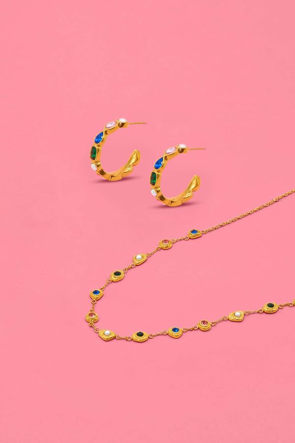 carisma Fortress Hoop Earring Set & Citadel Whisper Choker Gift Set