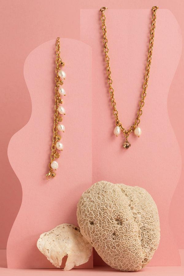 Carisma Gaia’s Cable Freshwater Pearl Chain Necklace