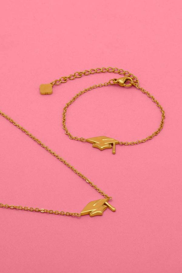 carisma Graduation Engravable Choker & Bracelet Gift Set