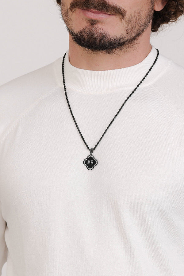 Carisma "Inħobbok Pa" Matte Black Carisma Logo Pendant