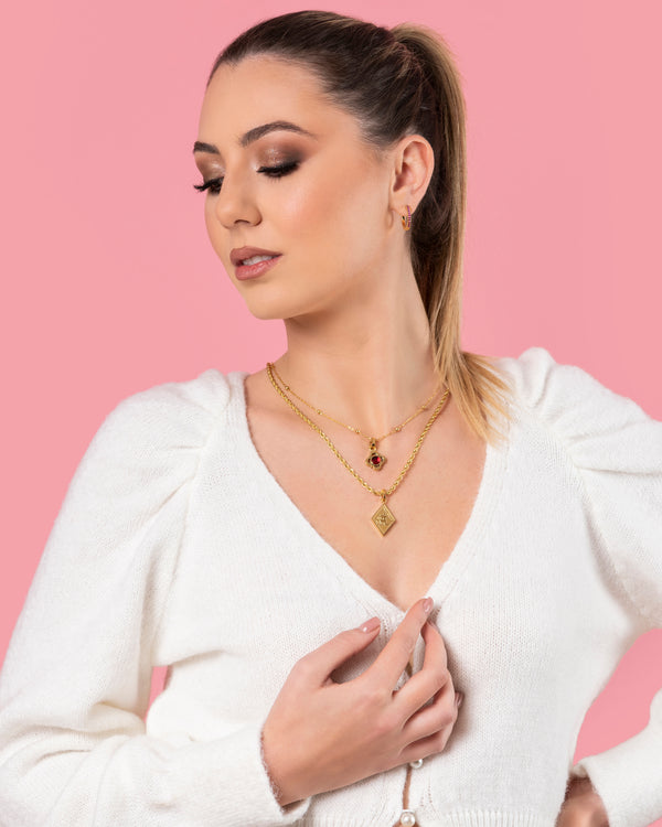 Carisma January Carisma Birthstone Hoop Earring Set