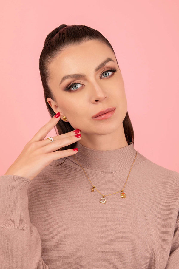 Carisma Libra Toggle Charm Pendant (September 23 - October 22)