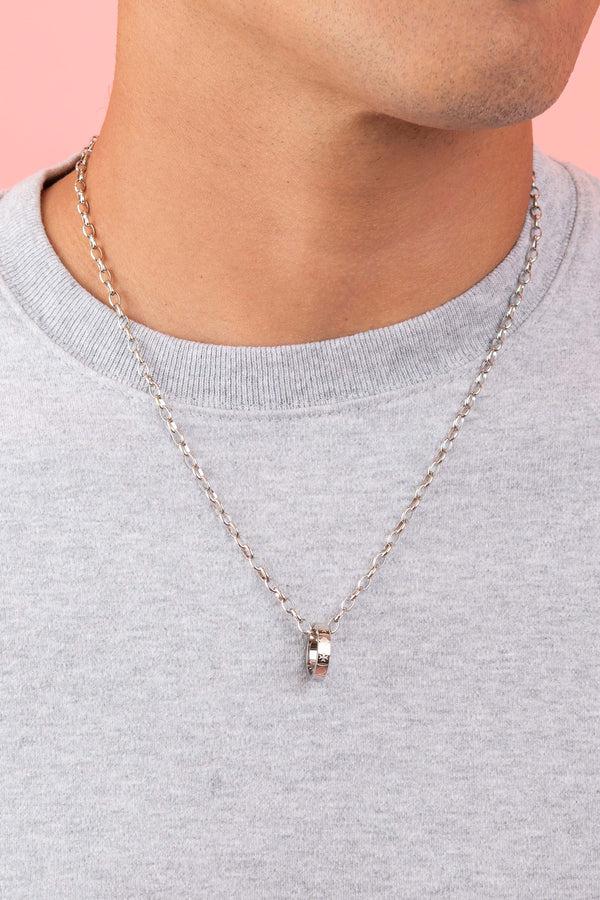 Carisma Maltese Legacy Silver Ring Pendant With Link Chain