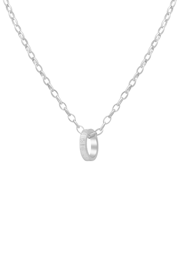carisma Maltese Legacy Silver Ring Pendant with Link Chain