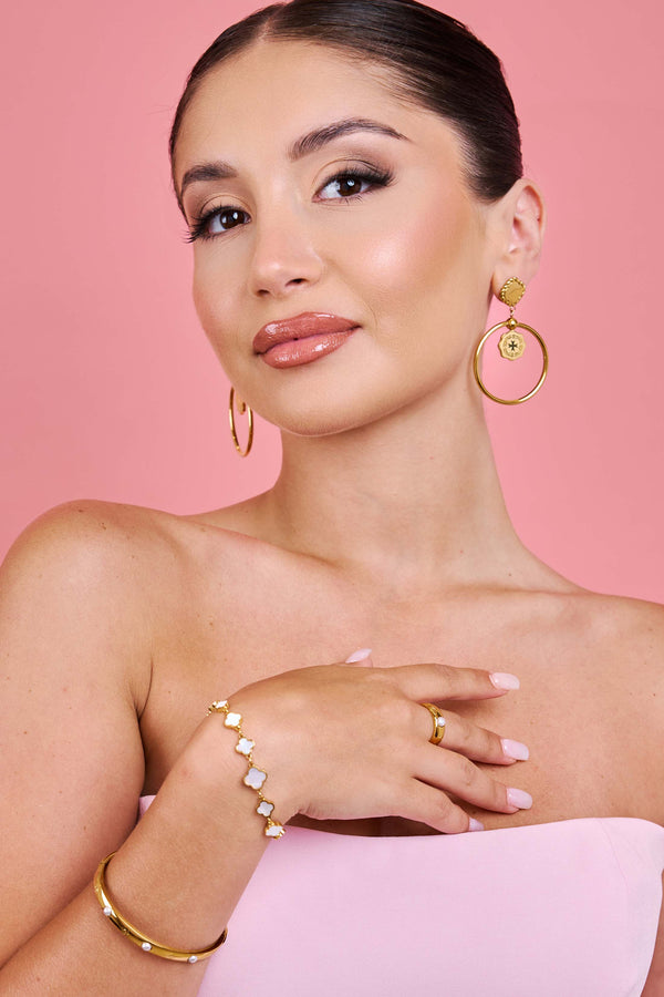 Carisma Maltese Mils Double Petite Hoop Earring Set