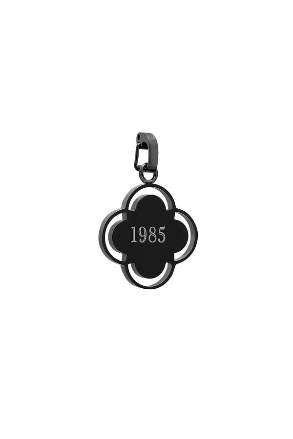 carisma Matte Black Carisma Logo Engravable Pendant