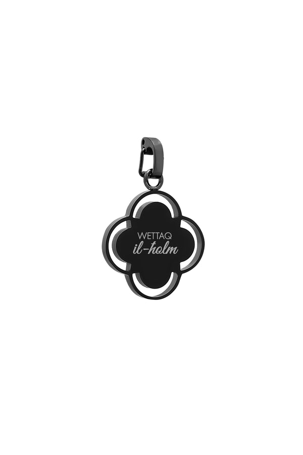 Carisma Matte Black Carisma Logo Graduation Pendant