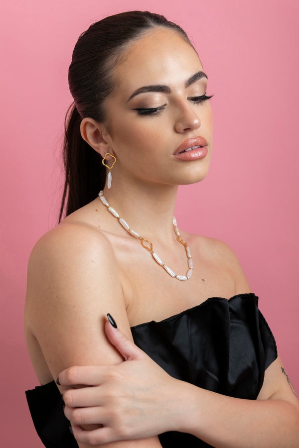 Carisma Meghan’s Baroque Freshwater Pearl Earring Set