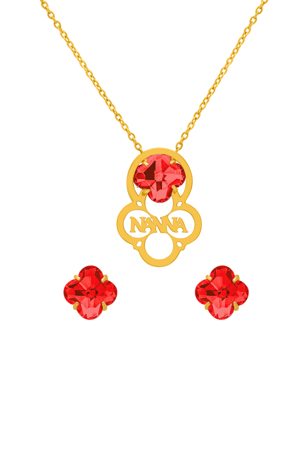carisma Nanna Stackable Pendant Birthstone Gift Set