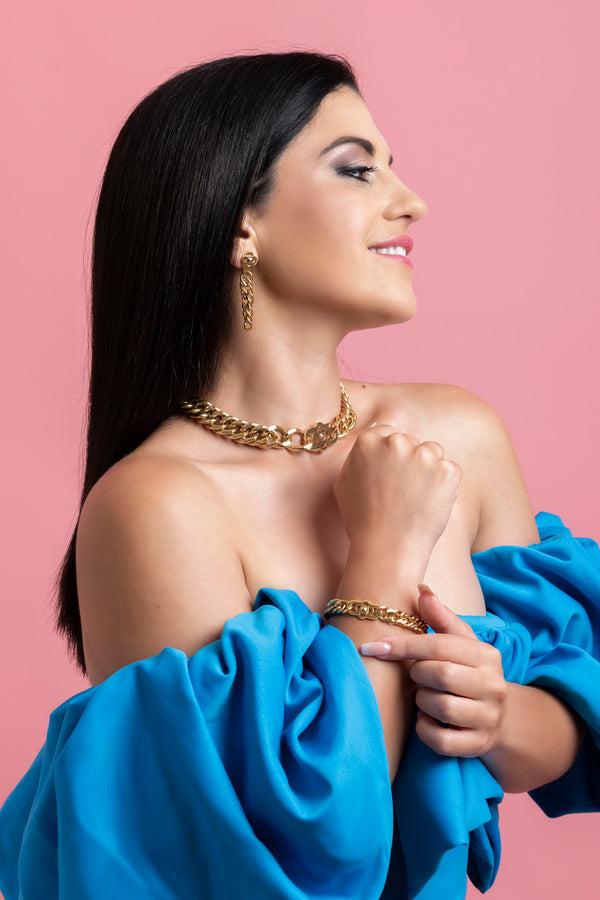 Carisma Nev's Carisma Statement Choker & Bracelet Gift Set