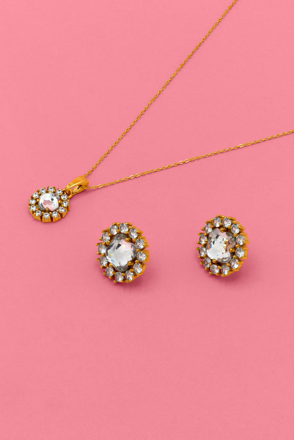 carisma Nova Brillantina Stud Earring Set & Pendant Gift Set